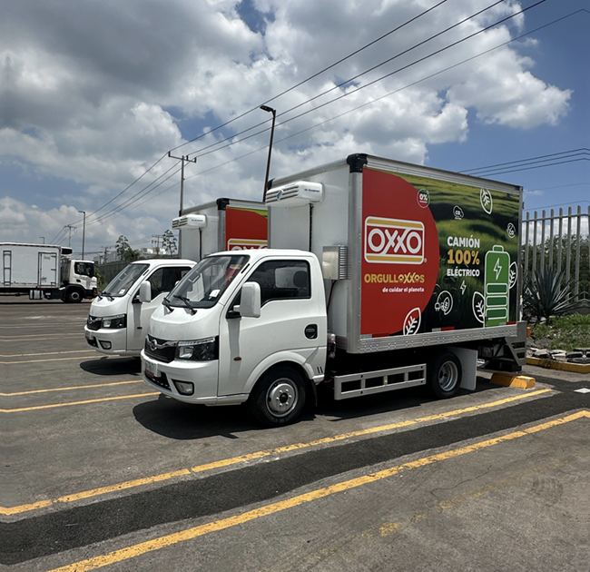 OXXO incorpora unidades eléctricas BYD Trucks para fortalecer su operación logística
