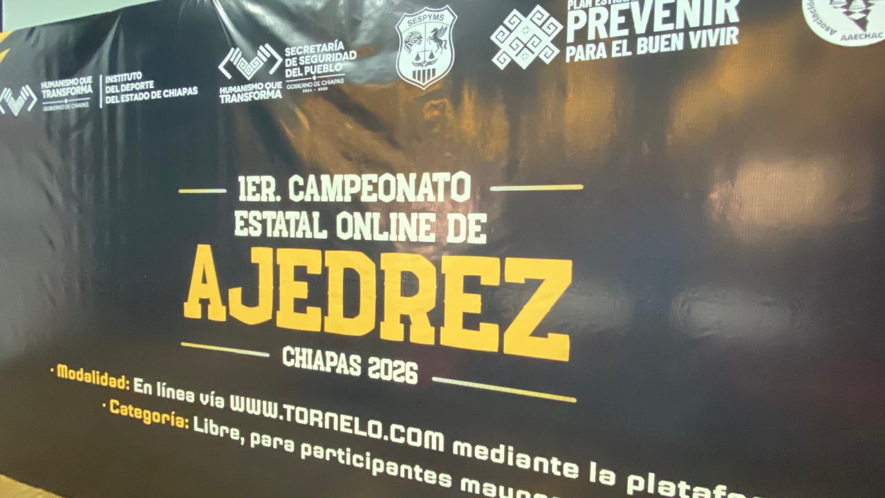 Invitan a participar en el torneo estatal de ajedrez