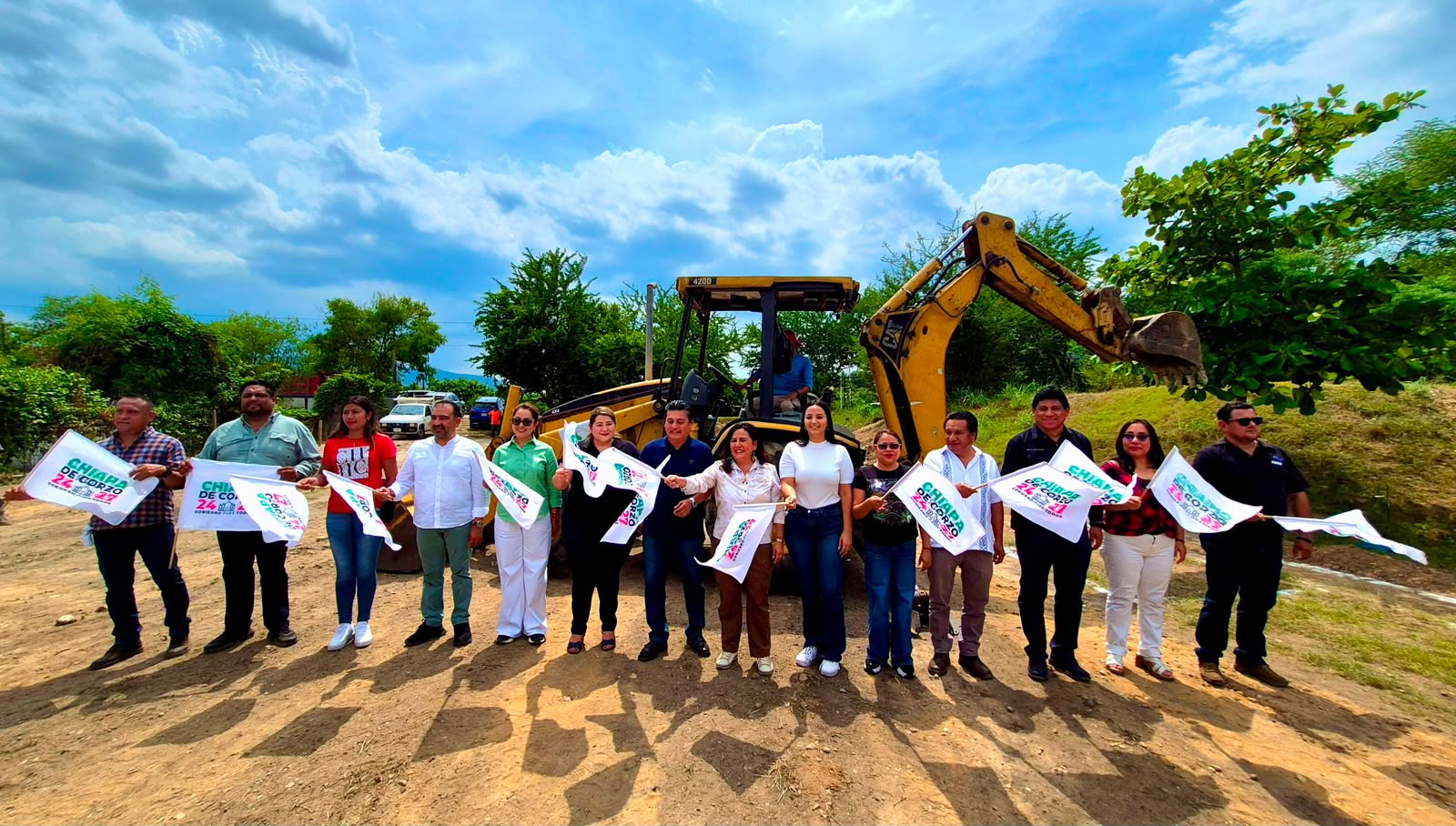 Rectora de UNICACH y alcalde de Chiapa de Corzo abanderan inicio de obra en sede universitaria