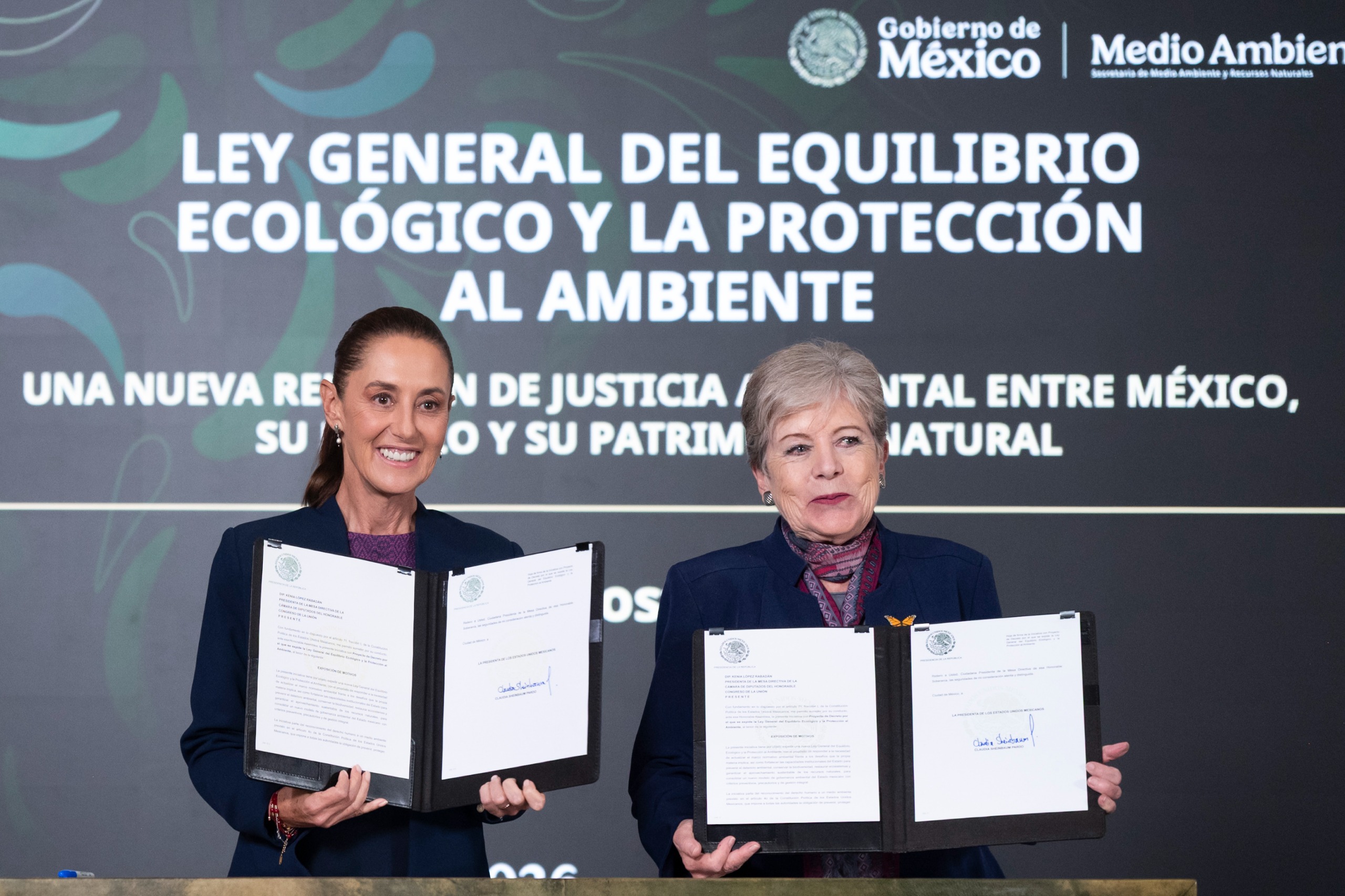 PRESIDENTA CLAUDIA SHEINBAUM ENVÍA A LA CÁMARA DE DIPUTADOS INICIATIVA DE LEY GENERAL DE PROTECCIÓN ECOLÓGICA Y JUSTICIA AMBIENTAL