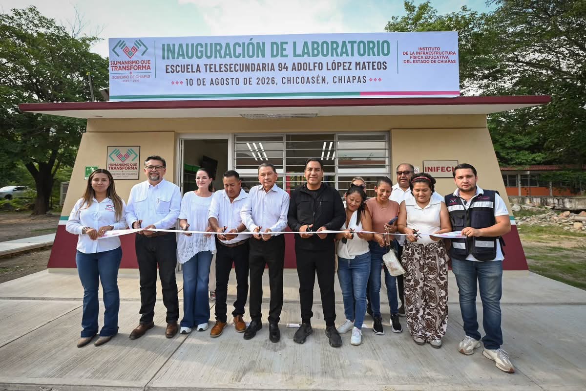 En Chicoasén, Eduardo Ramírez impulsa obras educativas y acciones para el bienestar de las mujeres