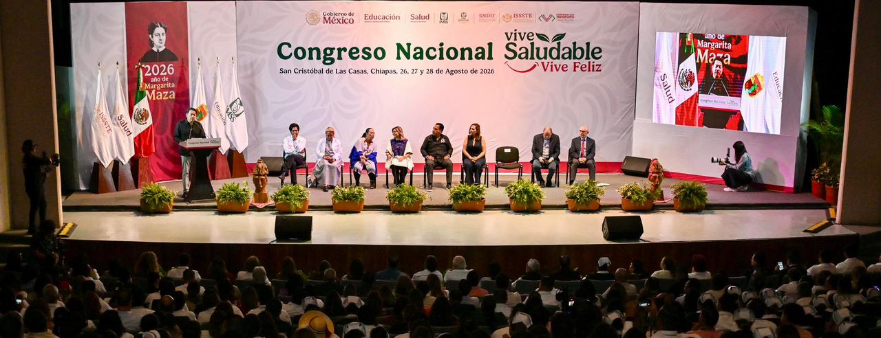 En Chiapas, el Gobierno de México y entidades federativas consolidan “Vive saludable, vive feliz” previo al ciclo escolar 2026-2027; ya benefició a 10.8 millones de estudiantes de primaria