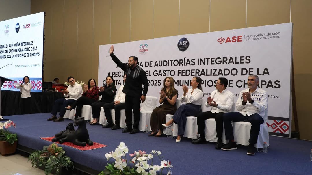 ASE Chiapas y ASF dan inicio a auditorías al gasto federalizado de la Cuenta Pública 2025