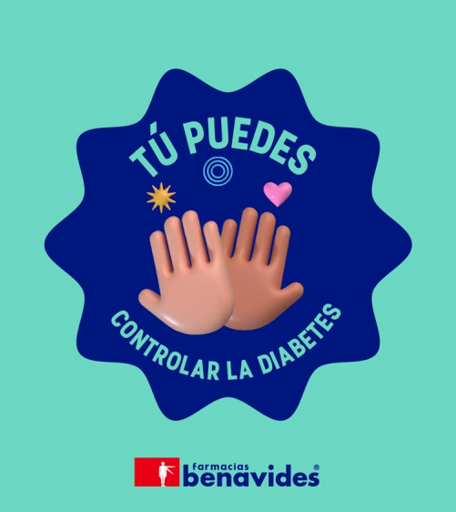 Tú puedes controlar la diabetes: Farmacias Benavides hace una llamado a la acción para una vida feliz y saludable.