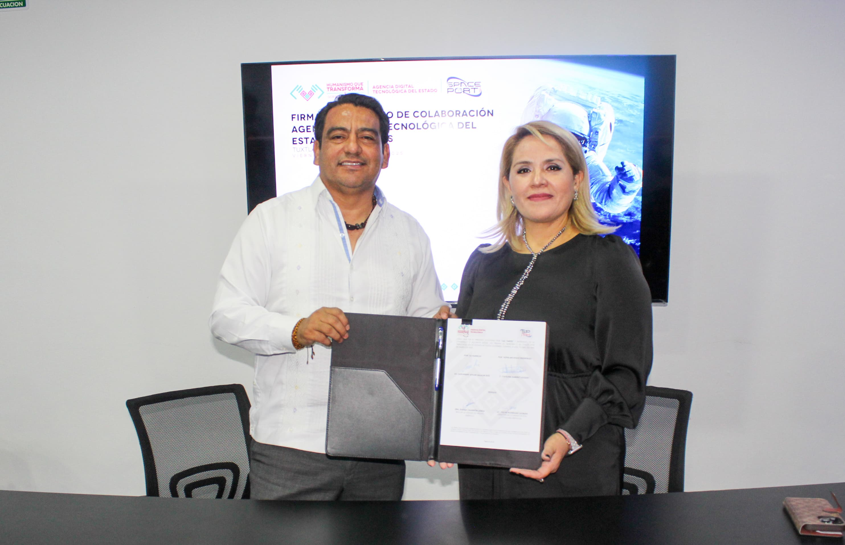 Agencia Digital Tecnológica de Chiapas y SpacePort MX impulsan innovación y educación espacial