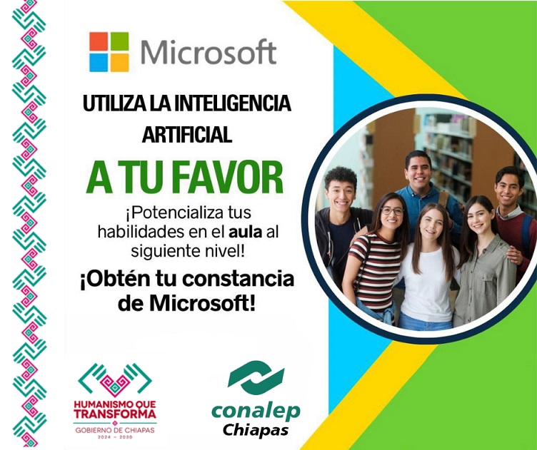 Conalep y Microsoft impulsan el uso de la Inteligencia Artificial en la educación