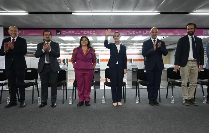 NUESTRA GUÍA ES EL MEJOR TRANSPORTE PARA EL QUE MENOS TIENE: PRESIDENTA CLAUDIA SHEINBAUM INAUGURA TRAMO CUAUHTÉMOC-CHAPULTEPEC DE LA NUEVA LÍNEA 1 DEL METRO