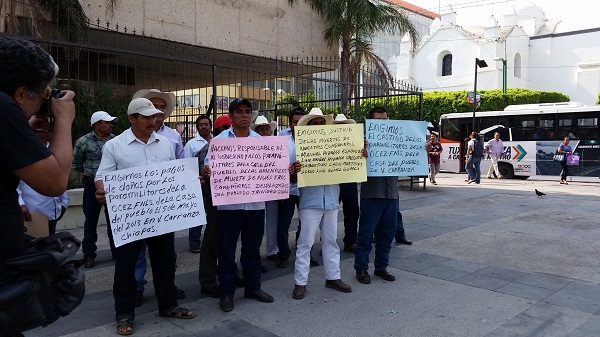 Temen desplazados de Carranza ser nuevamente atacados