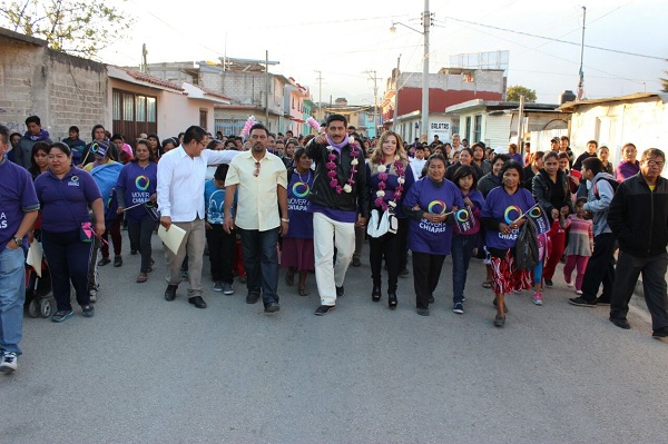 Cientos de sancristobalenses se suman a Mover a Chiapas